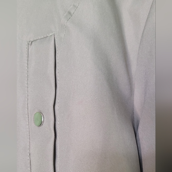 Vero Moda Curve Khaki Green Hooded Parka Coat Fur Trim Quilted 16 - Picture 9 of 11